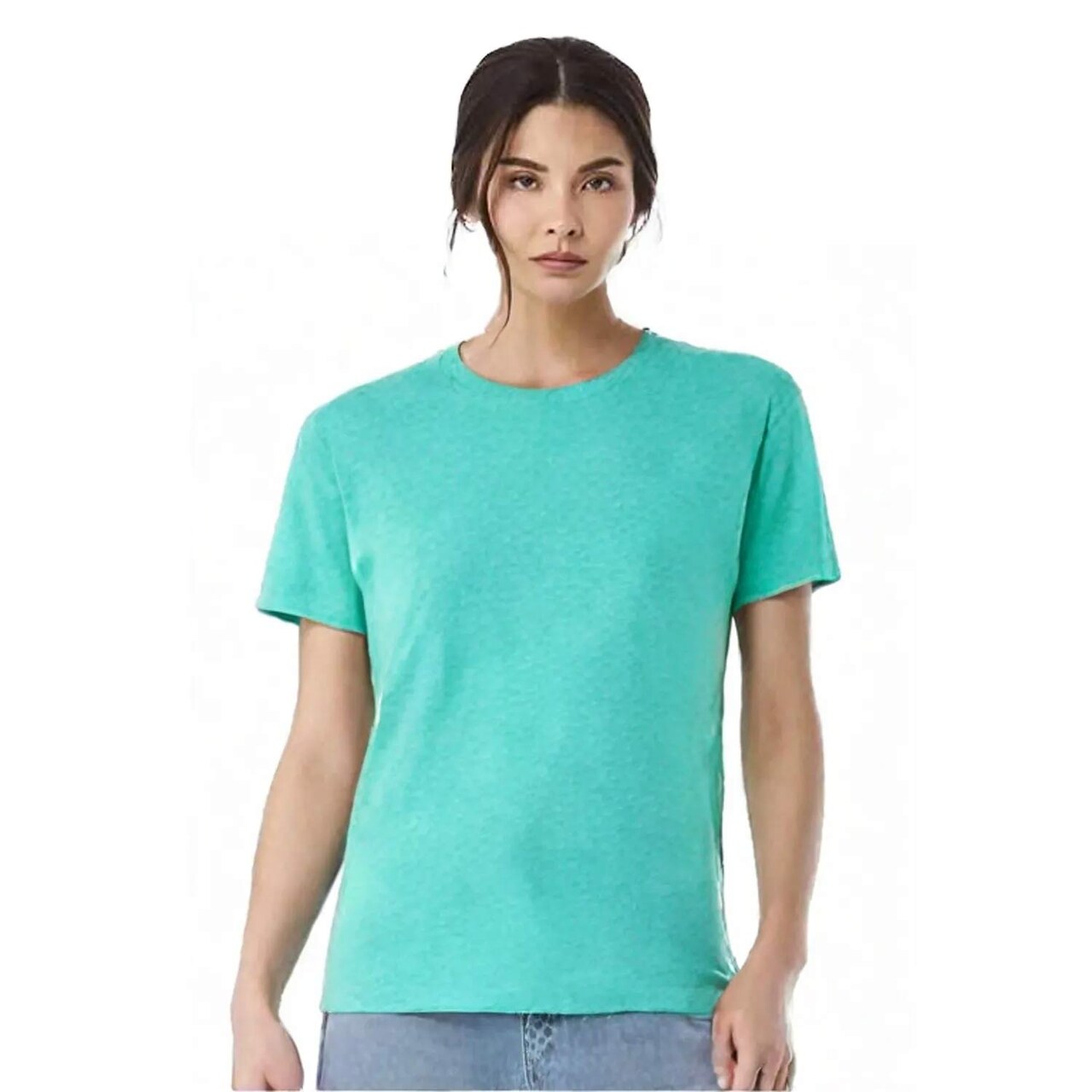 BELLA + CANVAS Triblend Crewneck Short Sleeve T-Shirt For Casual Wear